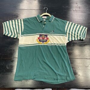 vintage embroidered marriott golf polo .